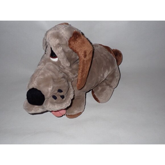 Vtg 1986 ANIMAL PLAYTHINGS Plush KENNEL CLUB SAD BASSET HOUND Wrinkle Puppy Dog - Picture 2 of 8